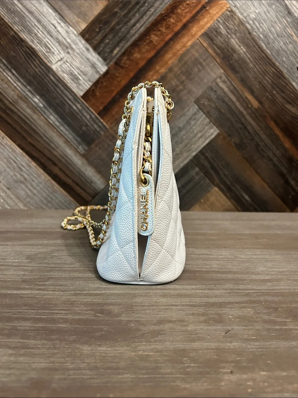 Vintage Chanel Petite Shopping Tote